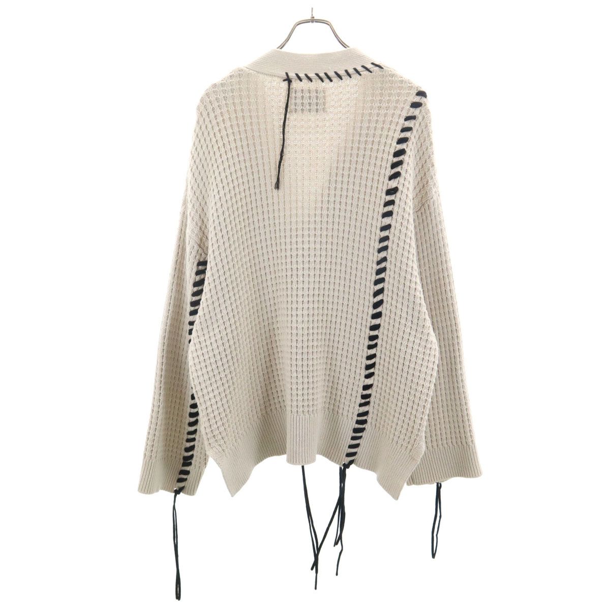 MAISON SPECIAL 鬼ワッフルクレイジーステッチ オーバーカーディガン MAISON SPECIAL [メゾンスペシャル] Oni-Waffle Crazy Stitch