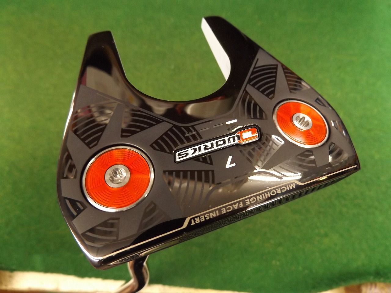 【カバー付】ODYSSEY OWORKS(オーワークス) #7 34インチ ODYSSEY（オデッセイ） - パター - オー・ワークス レッド #7