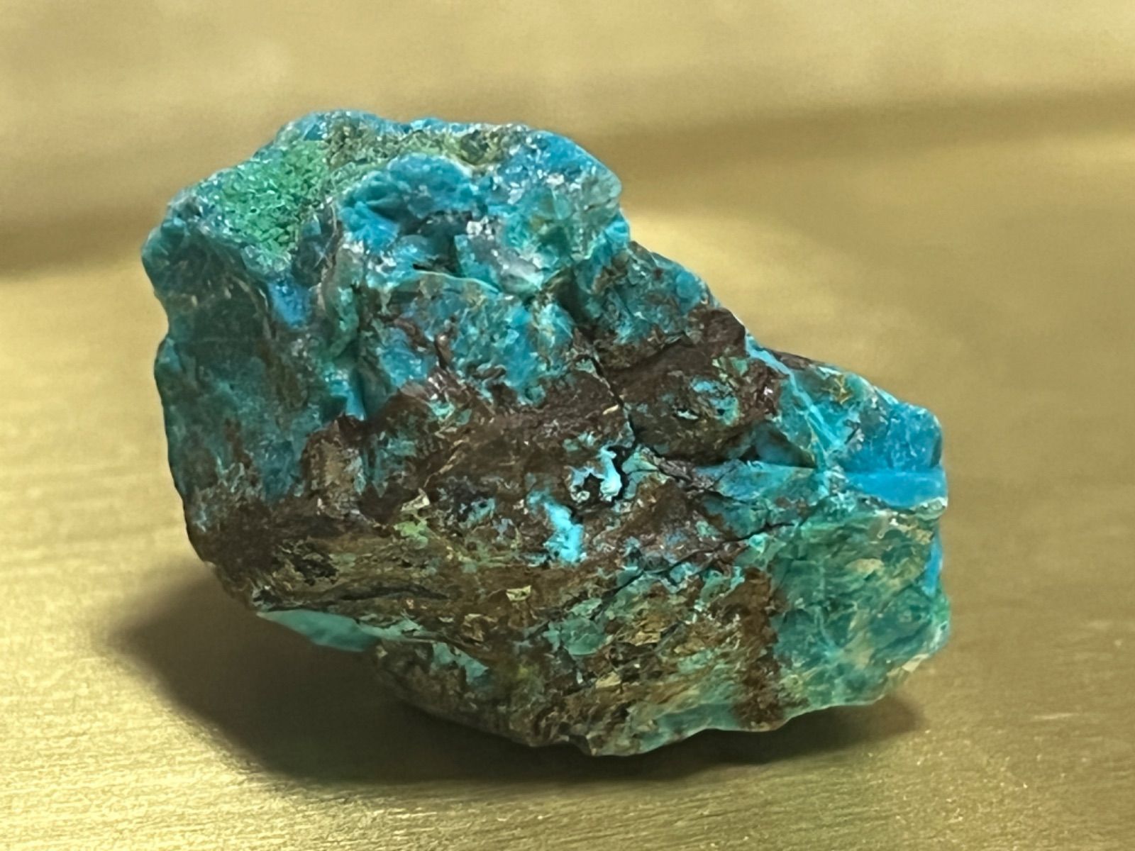 ペルー産　ドゥルージークリソコラ　20g　天然石　原石　 鉱物標本