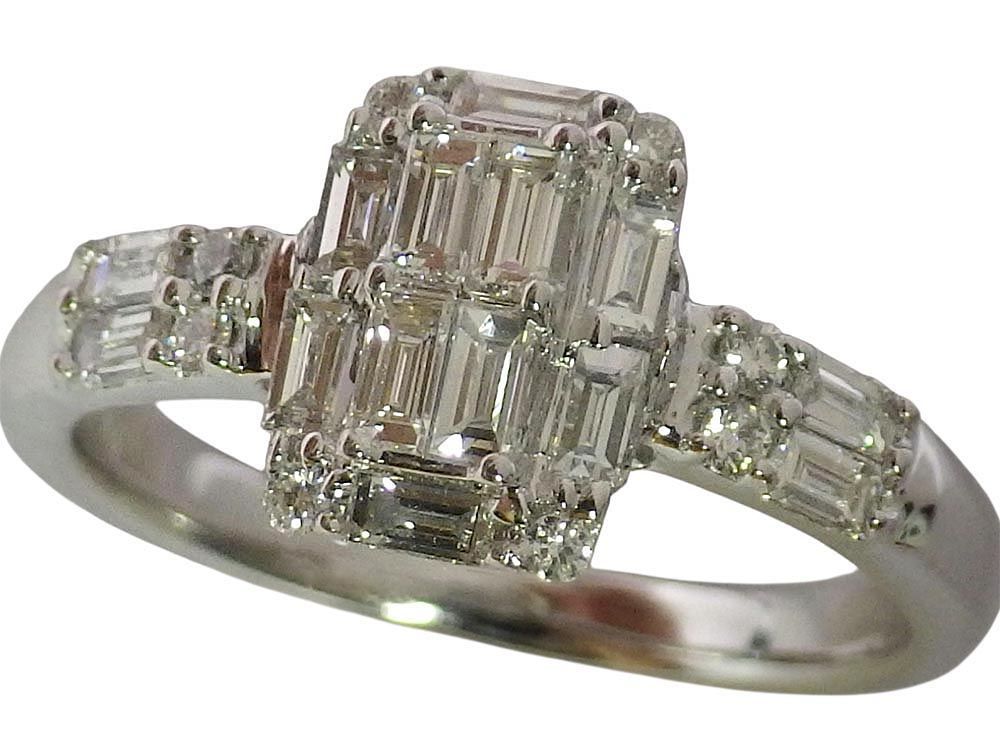 K18PG フルエタニティ ダイヤモンド リング 0.57CT K18PG パヴェ K18PG フルエタニティ ダイヤモンド リング 0.57CT K18PG パヴェ