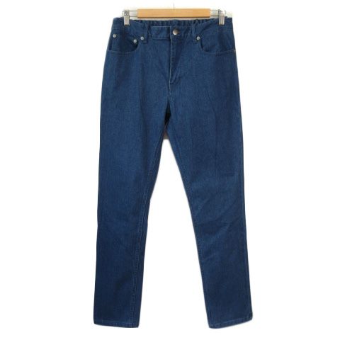ジョイントワークス JOINT WORKS パンツ デニム スリム テーパード ストレッチ L 青 ブルー