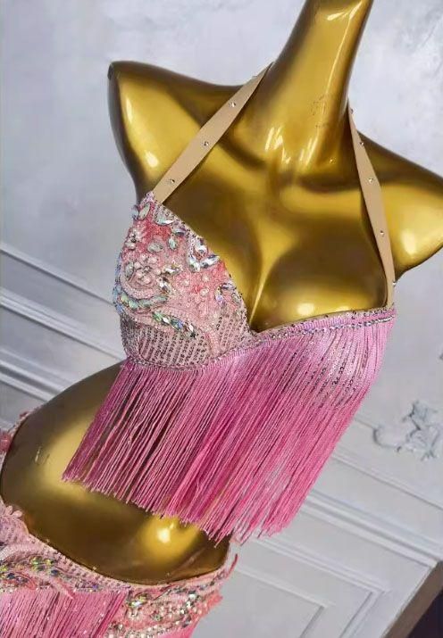 ベリーダンス オリエンタル衣装 ブラ スカート フリンジ オーダーメイド