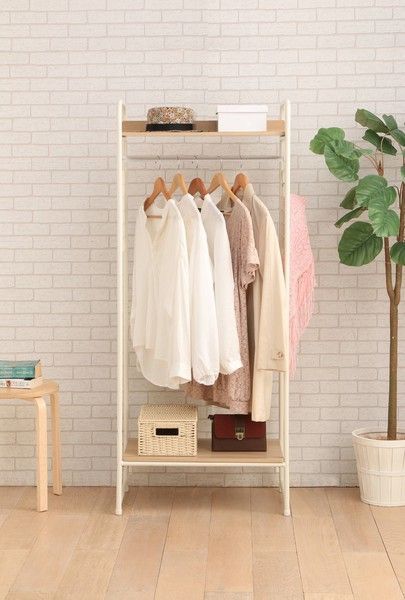 【アイリスオーヤマ 家具 ハンガー】スタイルハンガー2WAYタイププレミアム（メッシュパネル付き）