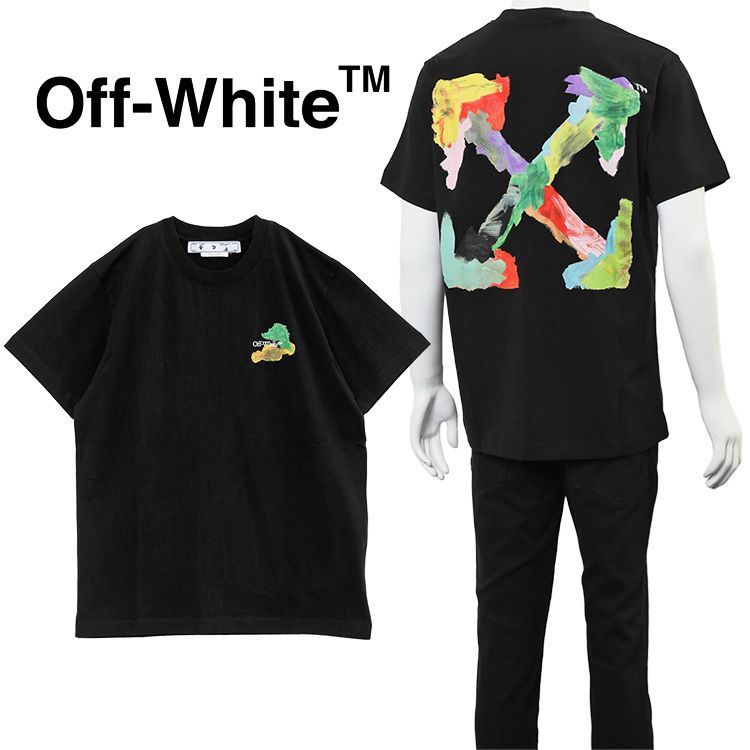 美品✨✨OFF-WHITE ブラッシュ アローズ スリム スケート T シャツ