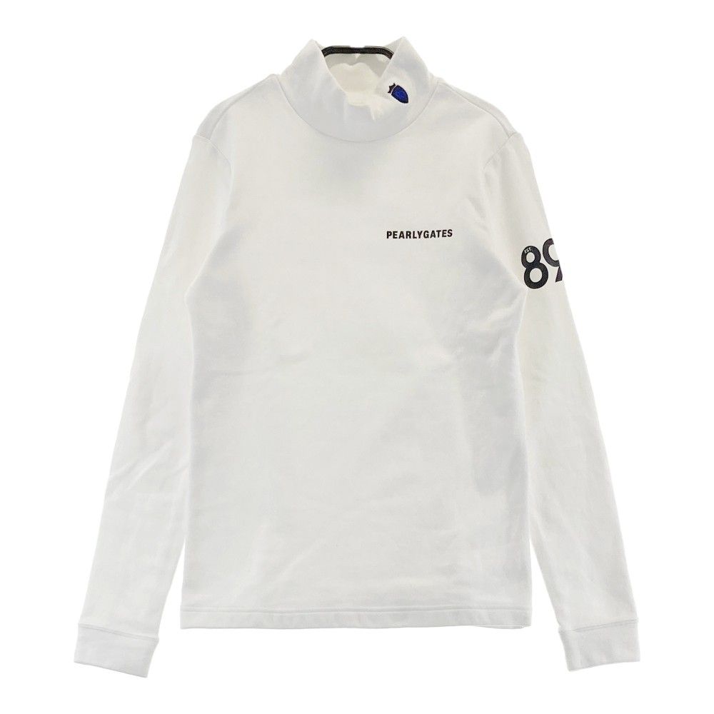 パーリーゲイツ 裏起毛 長袖ストレッチガーゼ ハイネックカットソー