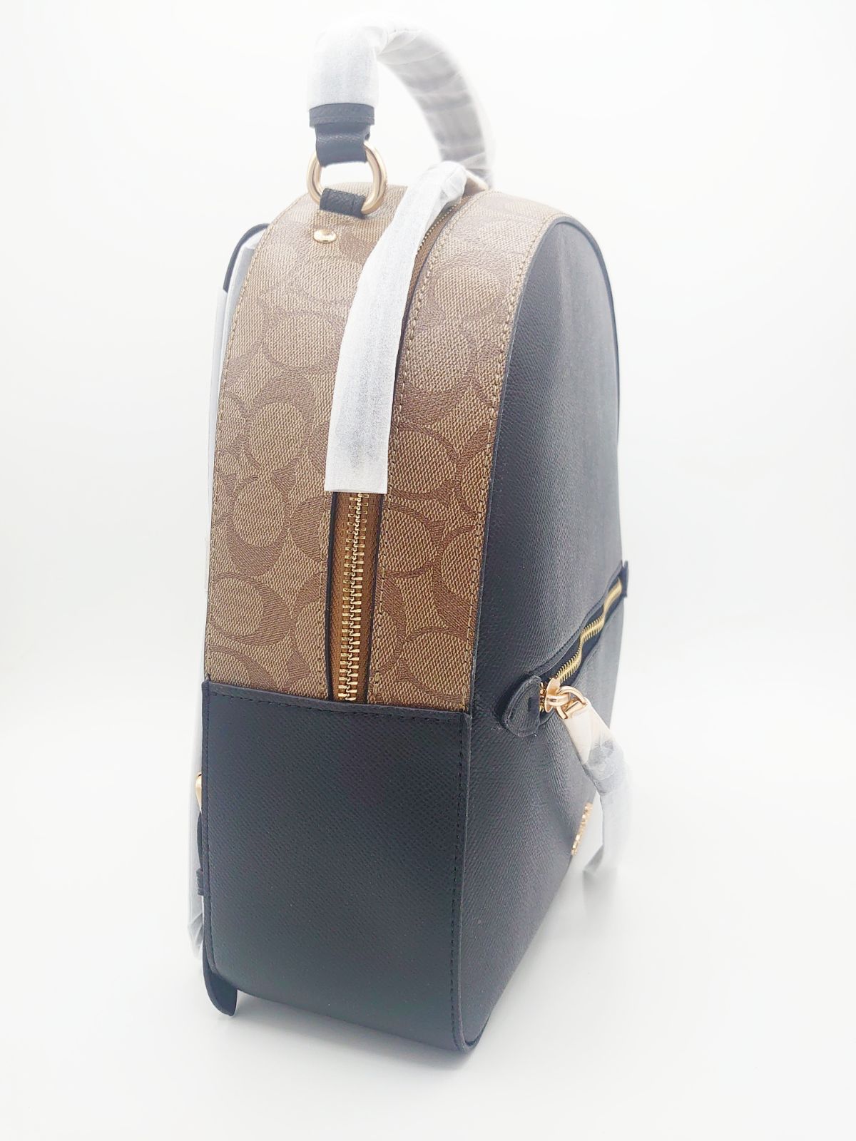 COACH リュック バッグパック シグネチャー ブラック - メルカリ
