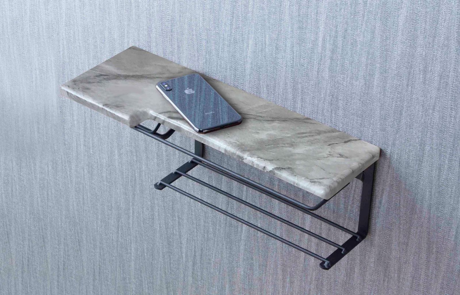 トイレットペーパーホルダー 棚付