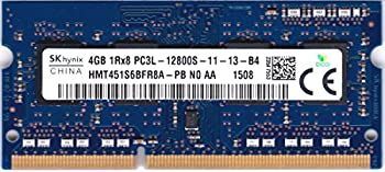 【中古】「非常に良い」SK hynix 低電圧対応 (1.35 V) PC3L-12800S (DDR3L-1600) 4GB SO-DIMM 204pin ノートパソコン用メモリ 動作保証品