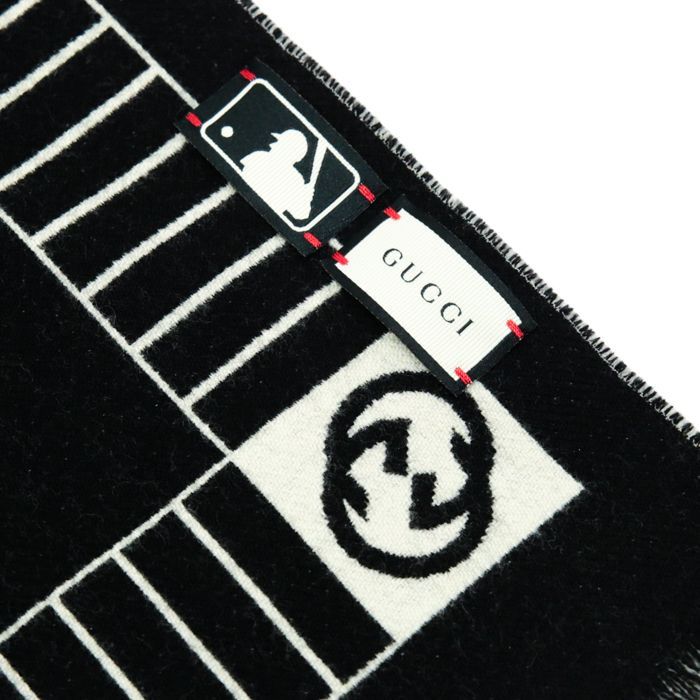 グッチ GUCCI マフラー ウール ニューヨークヤンキースコラボ 543557
