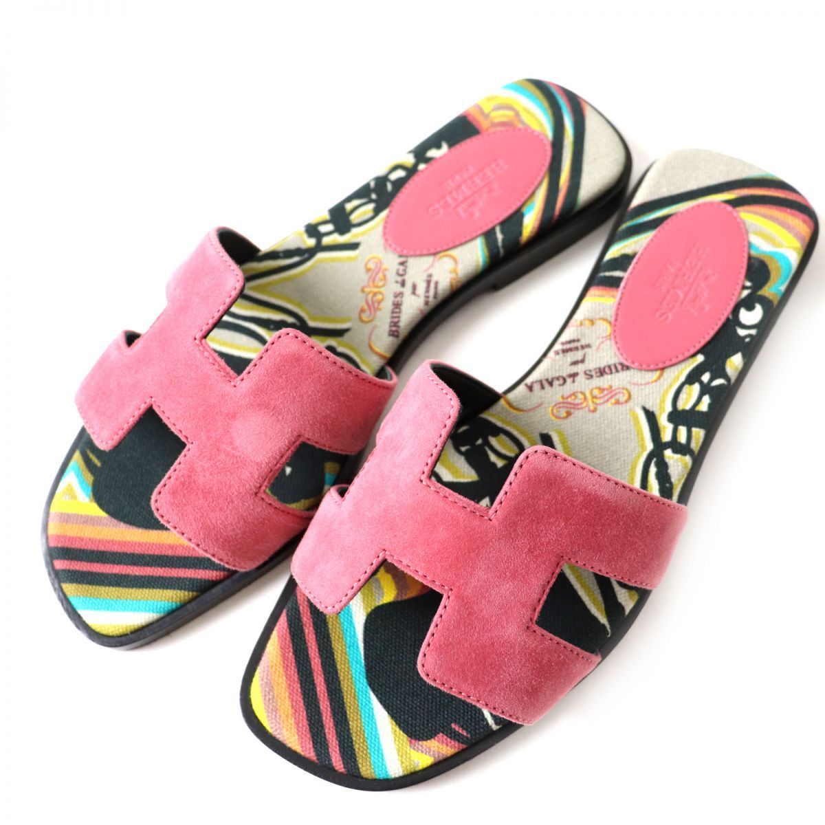 未使用品◎イタリア製 HERMES エルメス Oran オラン サンダル