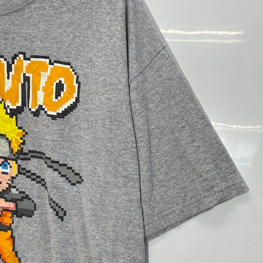 00's NARUTO 疾風伝 ナルト ドット絵 アニメTシャツ キャラクター 当時