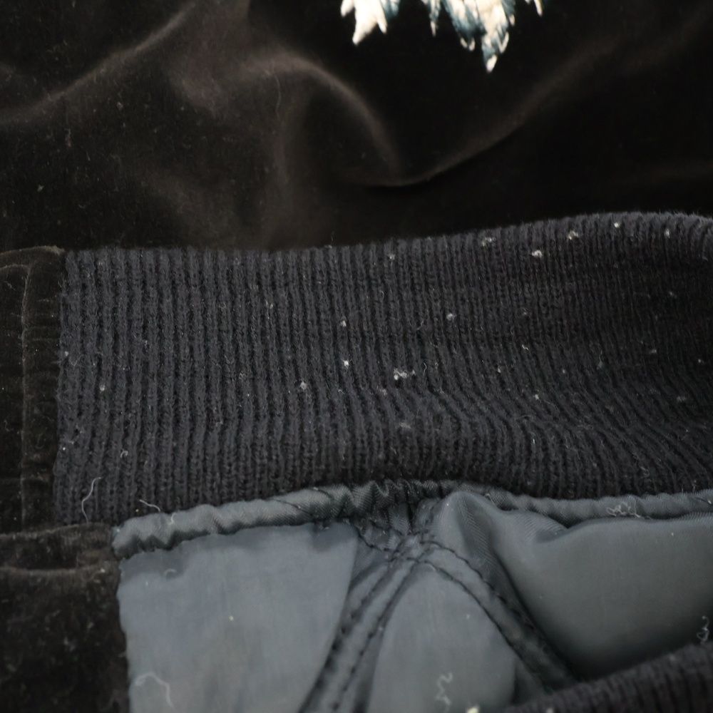 HARLEY DAVIDSON (ハーレーダビッドソン) 総刺繍 ベロア地スタジャン