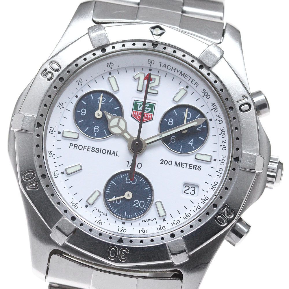 タグホイヤー TAG HEUER CK1111 プロフェッショナル 2000シリーズ クロノグラフ クォーツ メンズ_862275