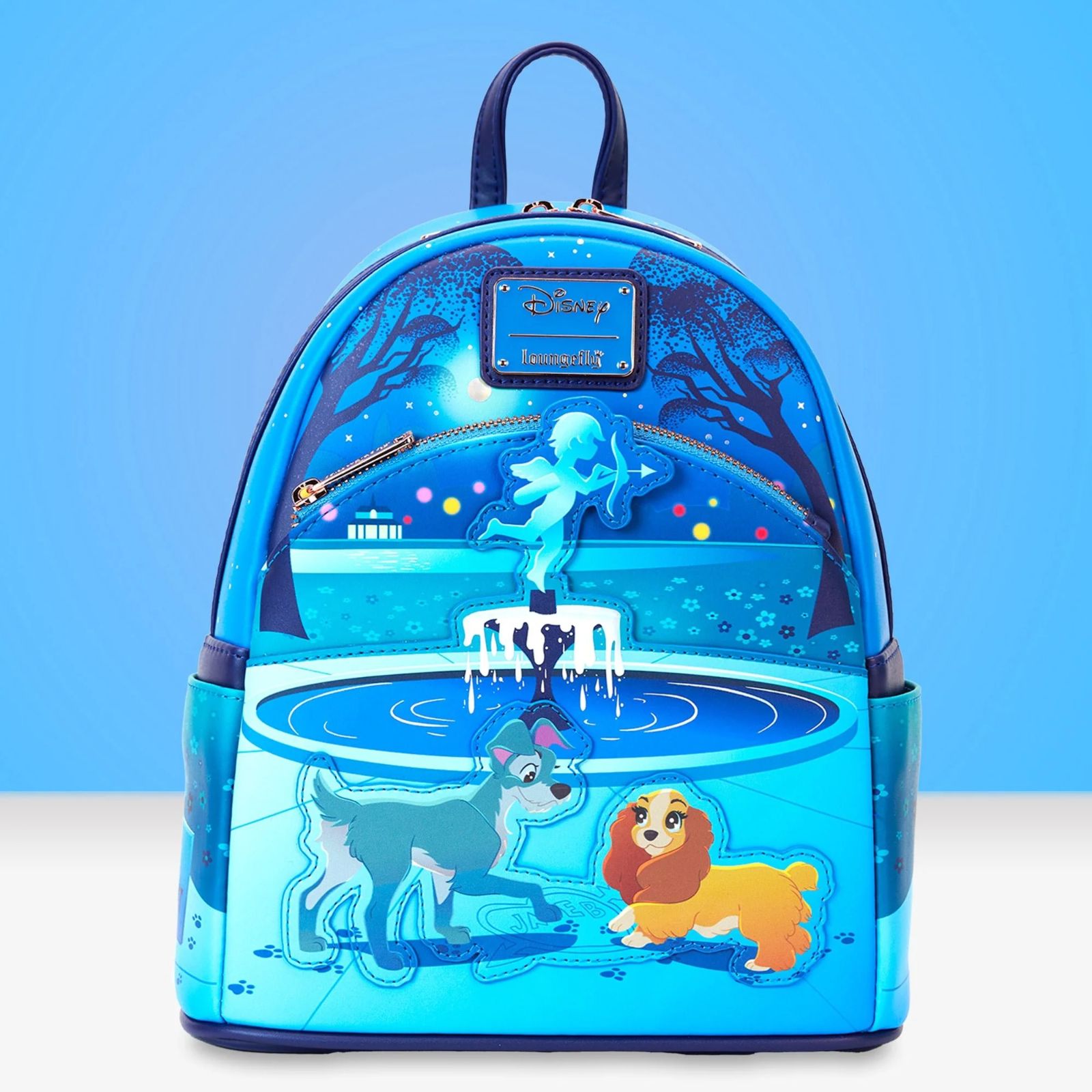 Loungefly】わんわん物語 レディ＆トランプ バックパック