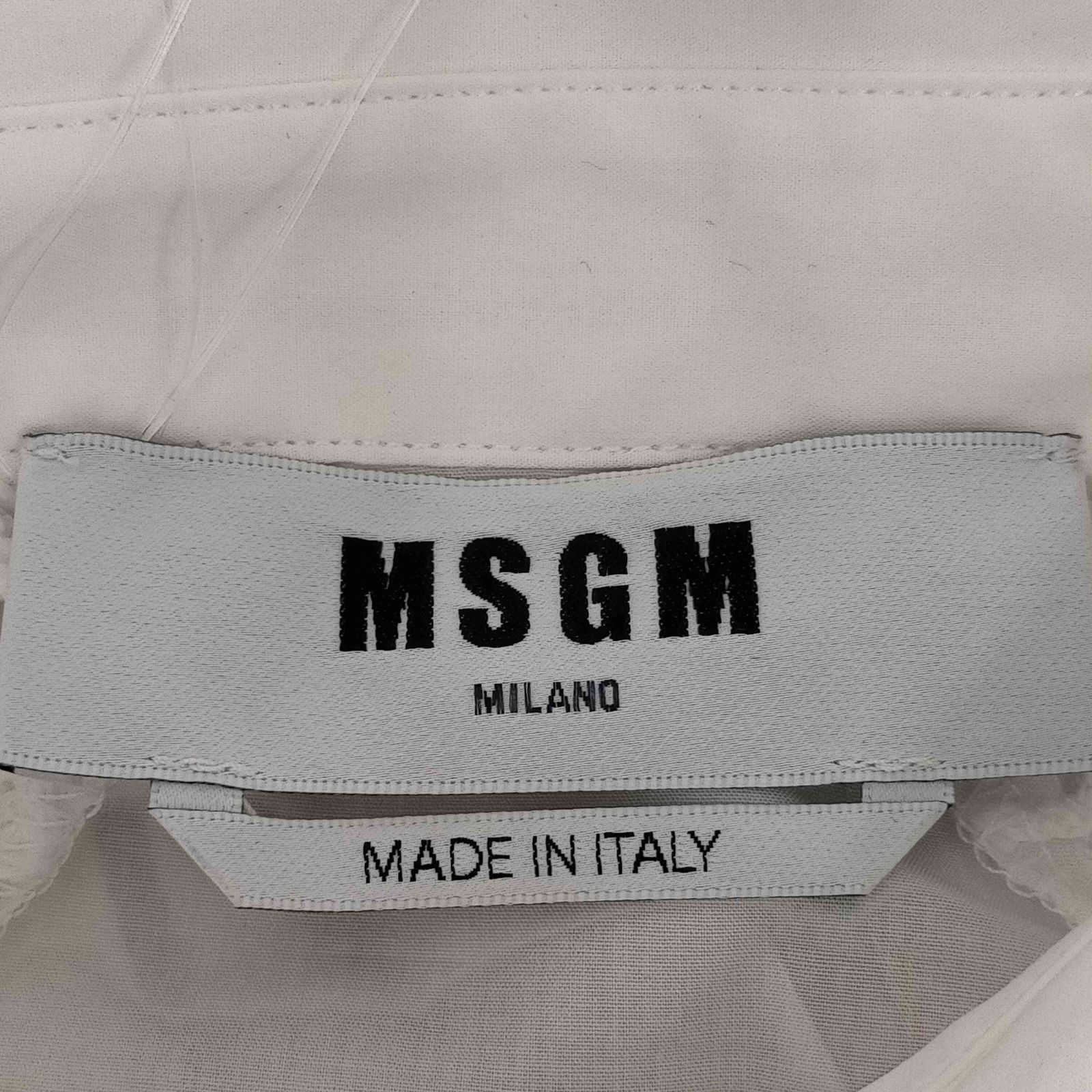 MSGM(エムエスジーエム) MESH MIX LONG BLOUSE レディース  36 中古 古着 1245 エムエスジーエム MSGM MESH MIX LONG BLOUSE レディース 36