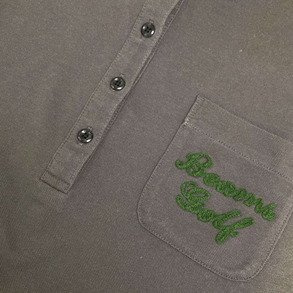 サイズ：S BEAMS GOLF ビームスゴルフ 長袖ポロシャツ グレー系
