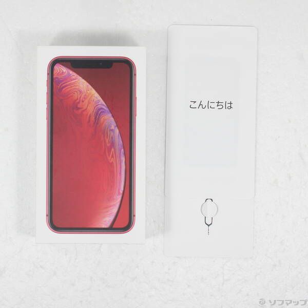 【初期化済】iPhoneXR MT0N2J/A 128GB レッド 中古品〕 iPhoneXR 128GB プロダクトレッド MT0N2J／A SIMフリー【262