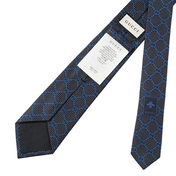新品 グッチ GUCCI ネクタイ GGパターン ネイビー/ブルー - メルカリ