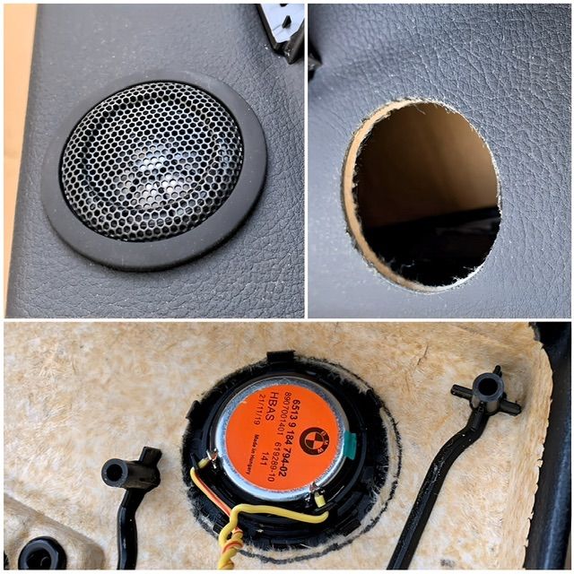 専用BMW F20 Harman/Kardon用 ツイーターカバー2枚 BMW 純正 F20 1シリーズ 用 Harman Kardon ツイーターカバー