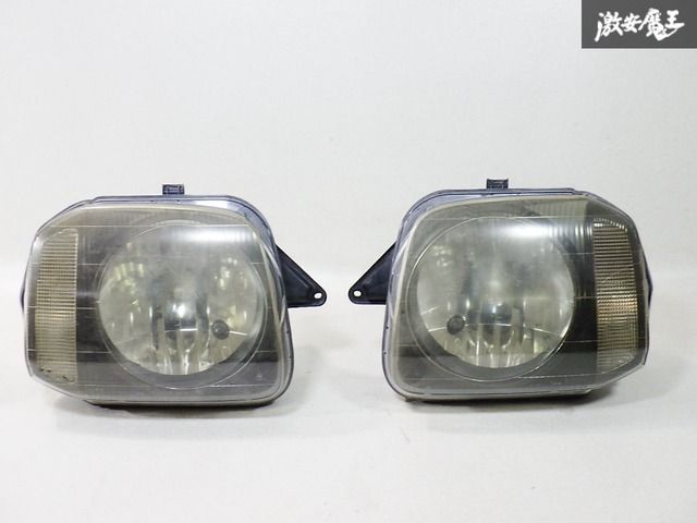 美品　ジムニー　JB23W ハロゲン　ヘッドライト　左右　スズキ ジムニー スズキ JB23 LEDヘッドライト パーツ 社外 純正 改造