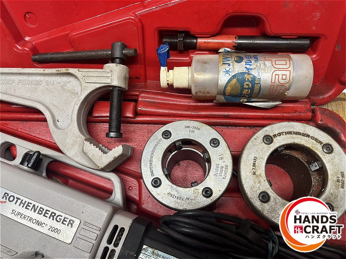 【80%以上割引】 ◆ アサダ ASADA SUPERTRONIC スーパートロニック 2000 パイプねじ切り機