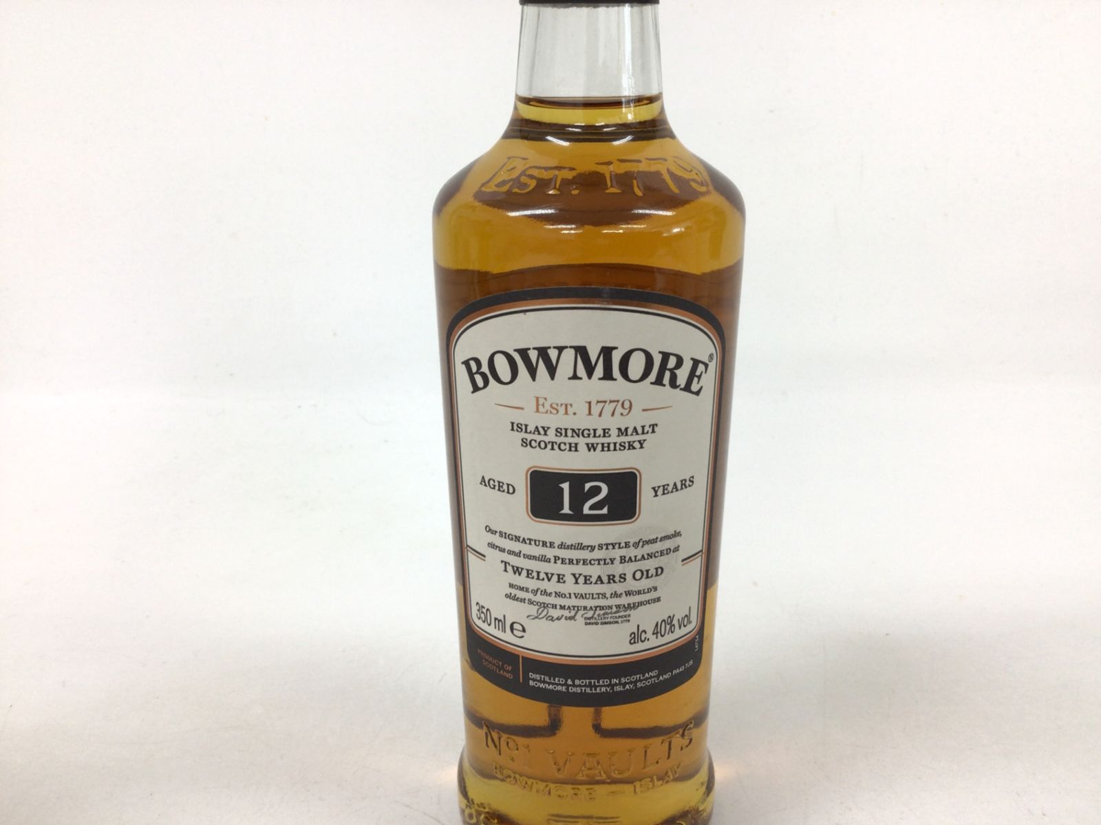 ウイスキー ボウモア 12年 ハーフボトル 350ml 40% (124