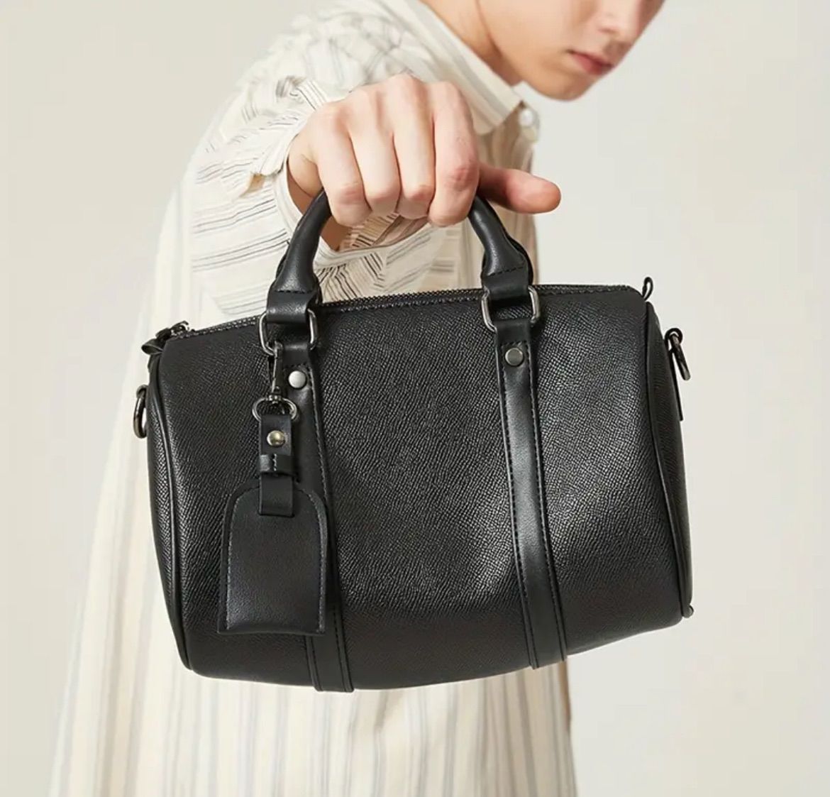 蓄光懐中時計、パライバトルマリンの光を集めて。月の満ち欠けシルバー