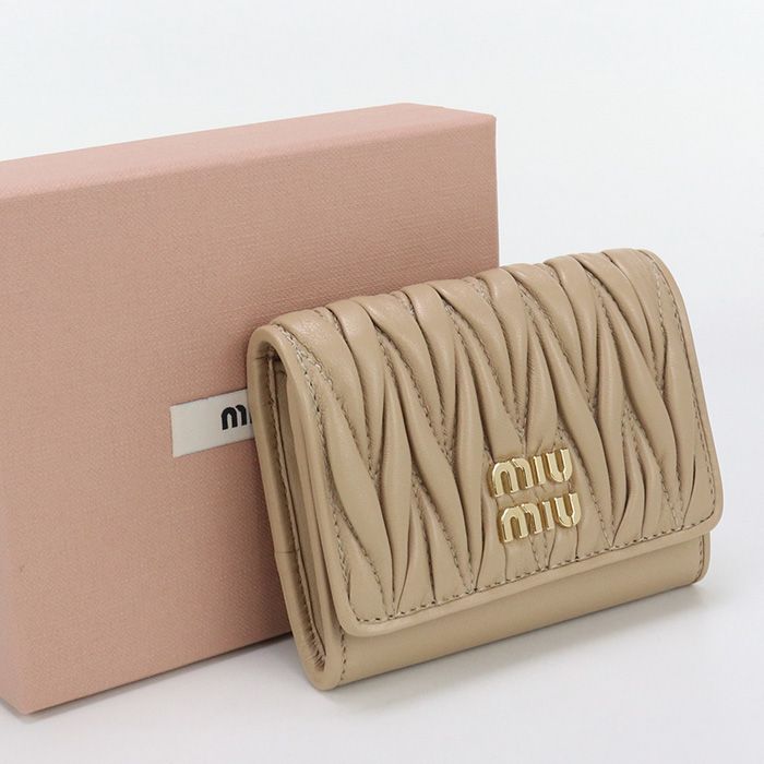 MIUMIU(OUTLET) ミュウミュウ アウトレット レザー カードケース  