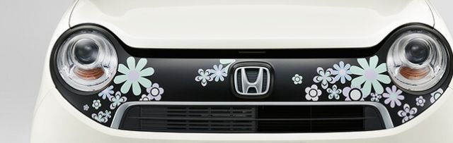 HONDA ホンダ NONE N-ONE エヌワン ホンダ純正 デカール フロントグリル用（左右分割 2点セット） スウィート ナチュラル 2012.11～次モデル