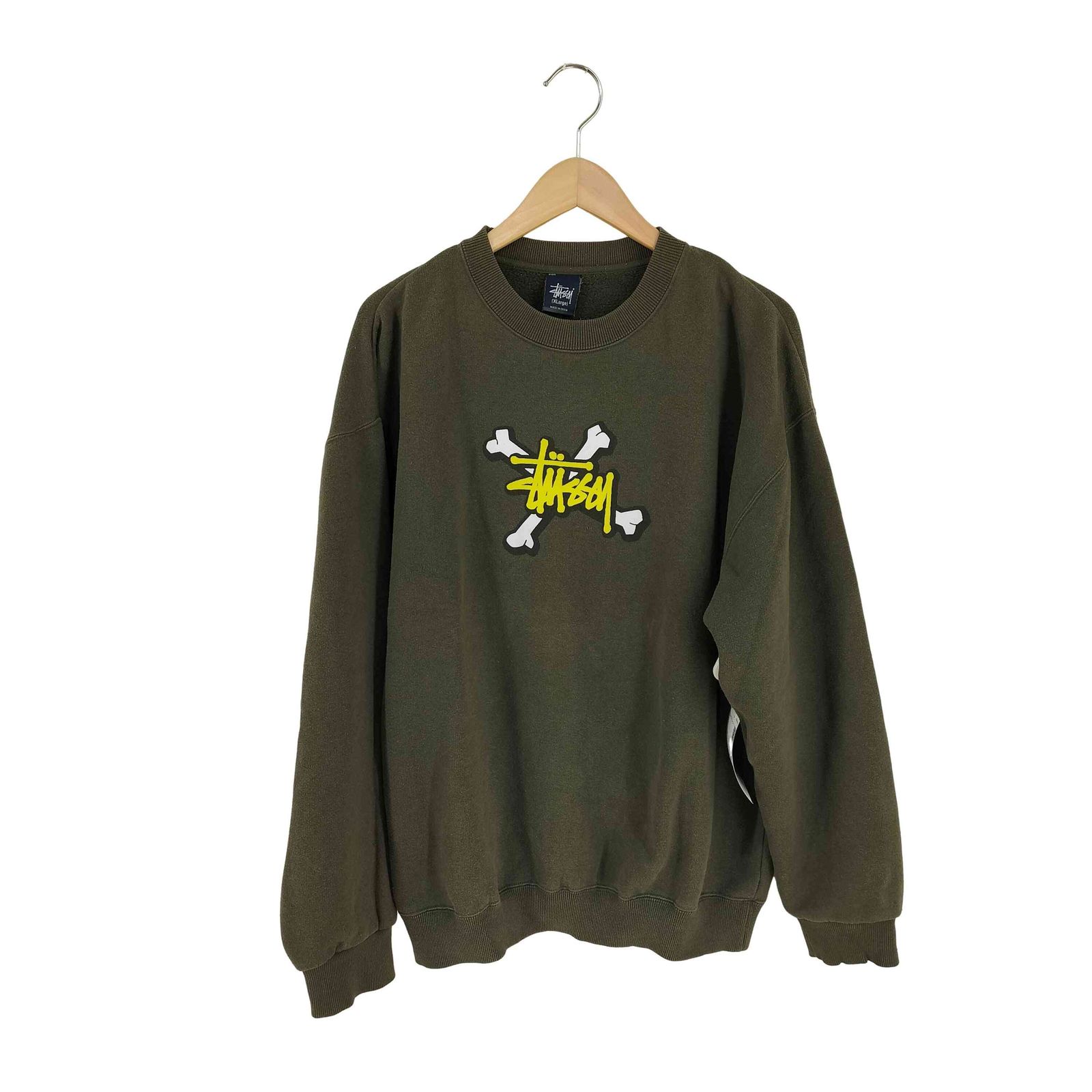 楽天 送料無料にならない ステューシー Stussy 90s 紺タグ クロスボーンプリント トップス