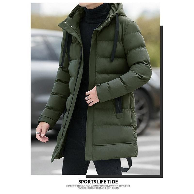 ダウンジャケット 撥水 メンズ 無地 細身 ショットダウンコート ステンカラー 男性用 防寒対策 ダウン80 ターンダウンカラー 防寒