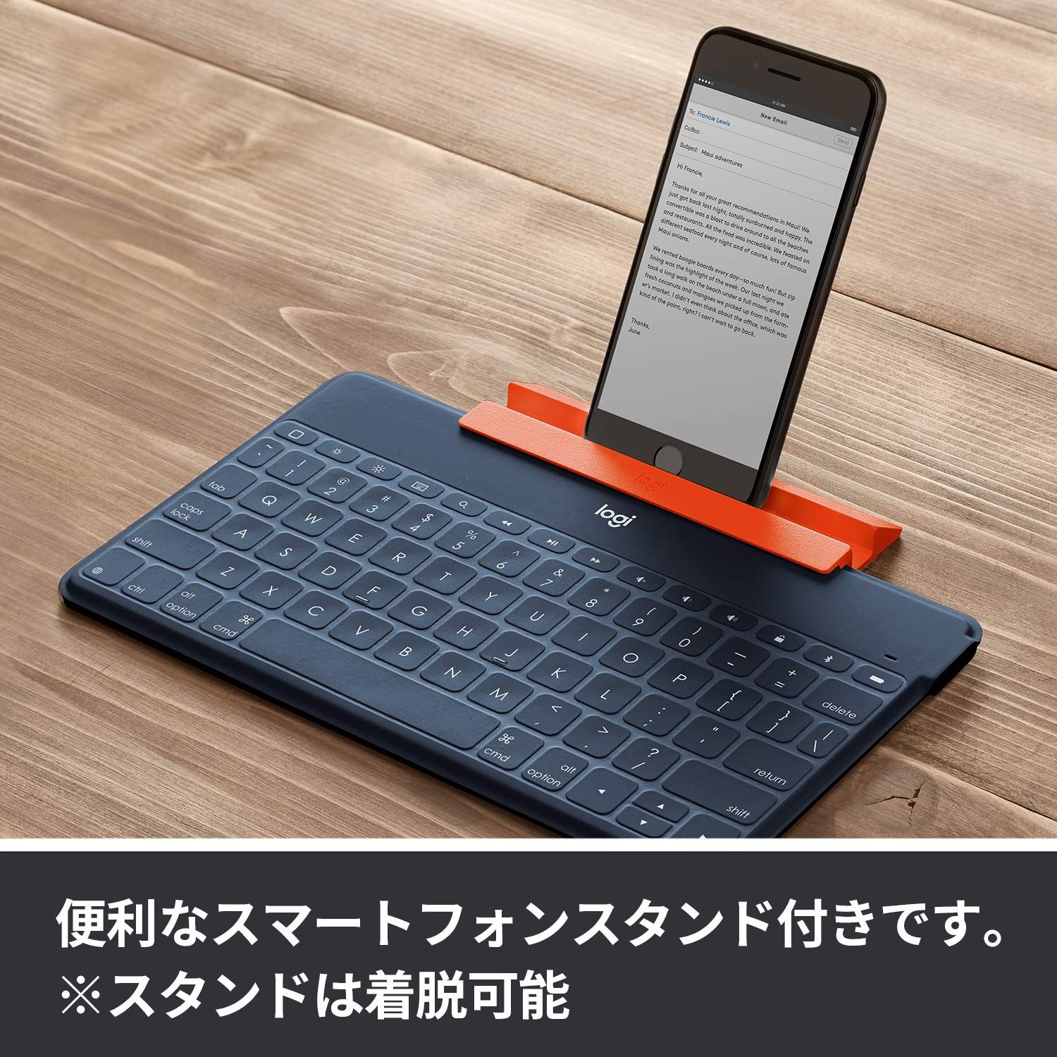 ロジクール KEYS TO GO ワイヤレス Bluetooth キーボード iK1042CB US