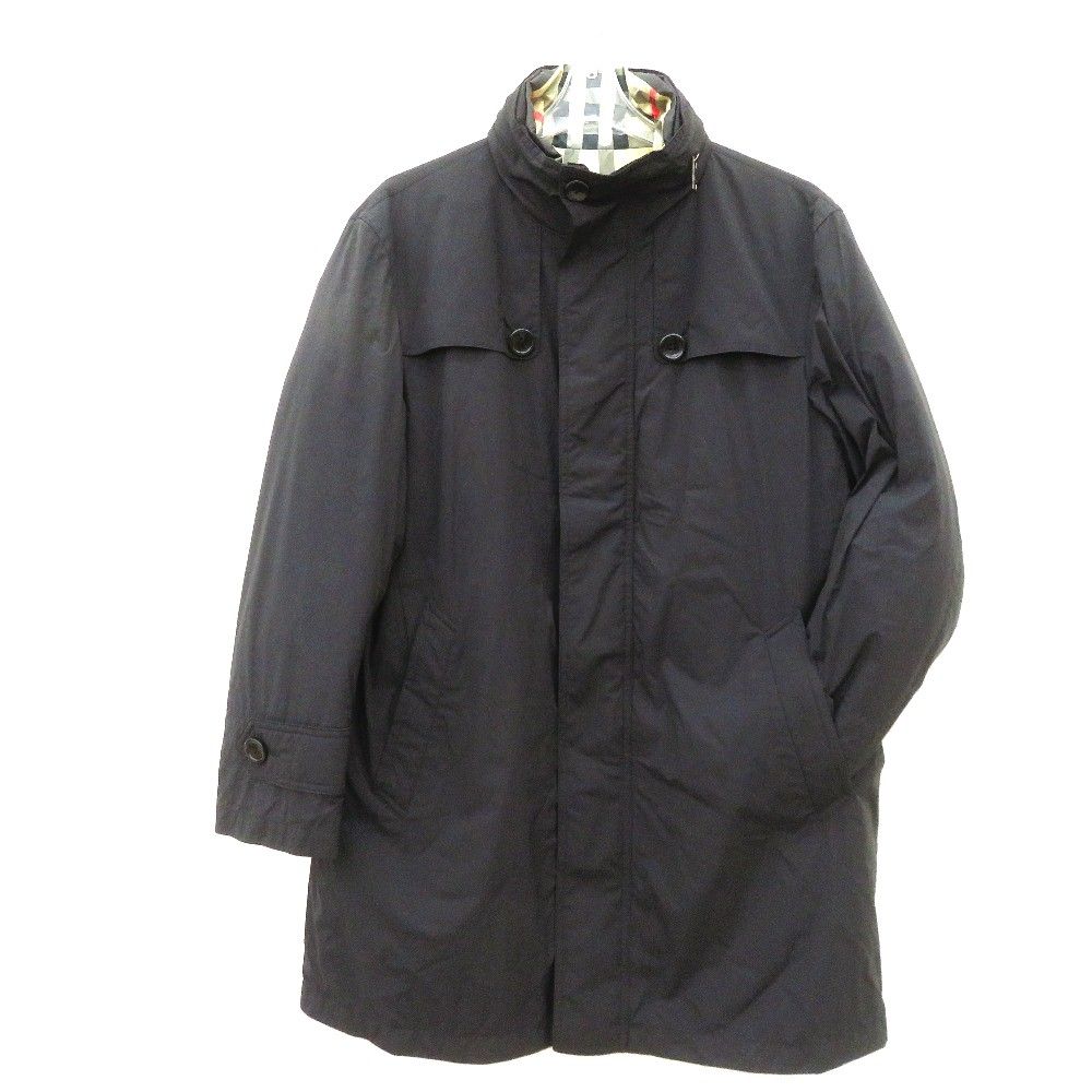 BURBERRY バーバリー ステンカラーコート BURBERRY ダウンライナー付きコート ブラック ノバチェック S A1C40-624-09