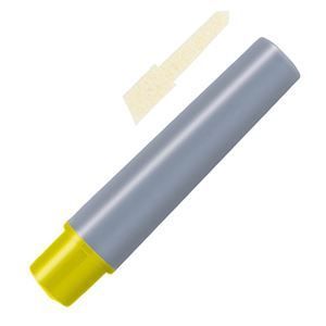 (まとめ) ゼブラ 油性マーカー ハイマッキーケア つめ替え用インクカートリッジセット 黄 インク+太字替芯各1本 RYYT5-Y 1セット 【&times;50セット】