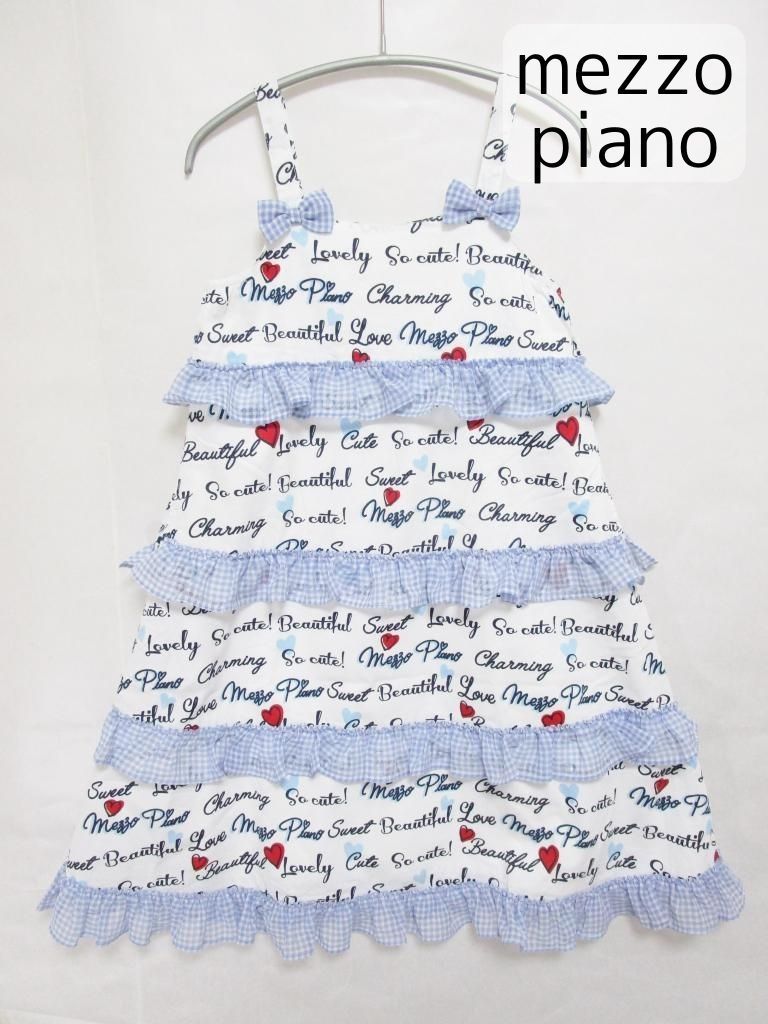 mezzo piano　ワンピース　140cm　メゾピアノ　送料込み　474195