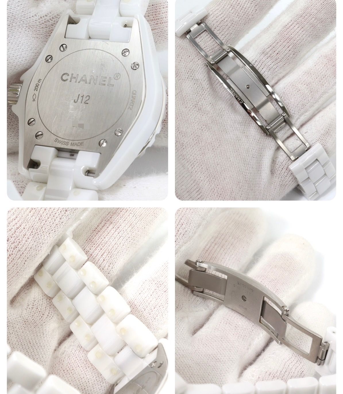 半年間保証 CHANEL シャネル J12 33mm H2123 デイト 12P