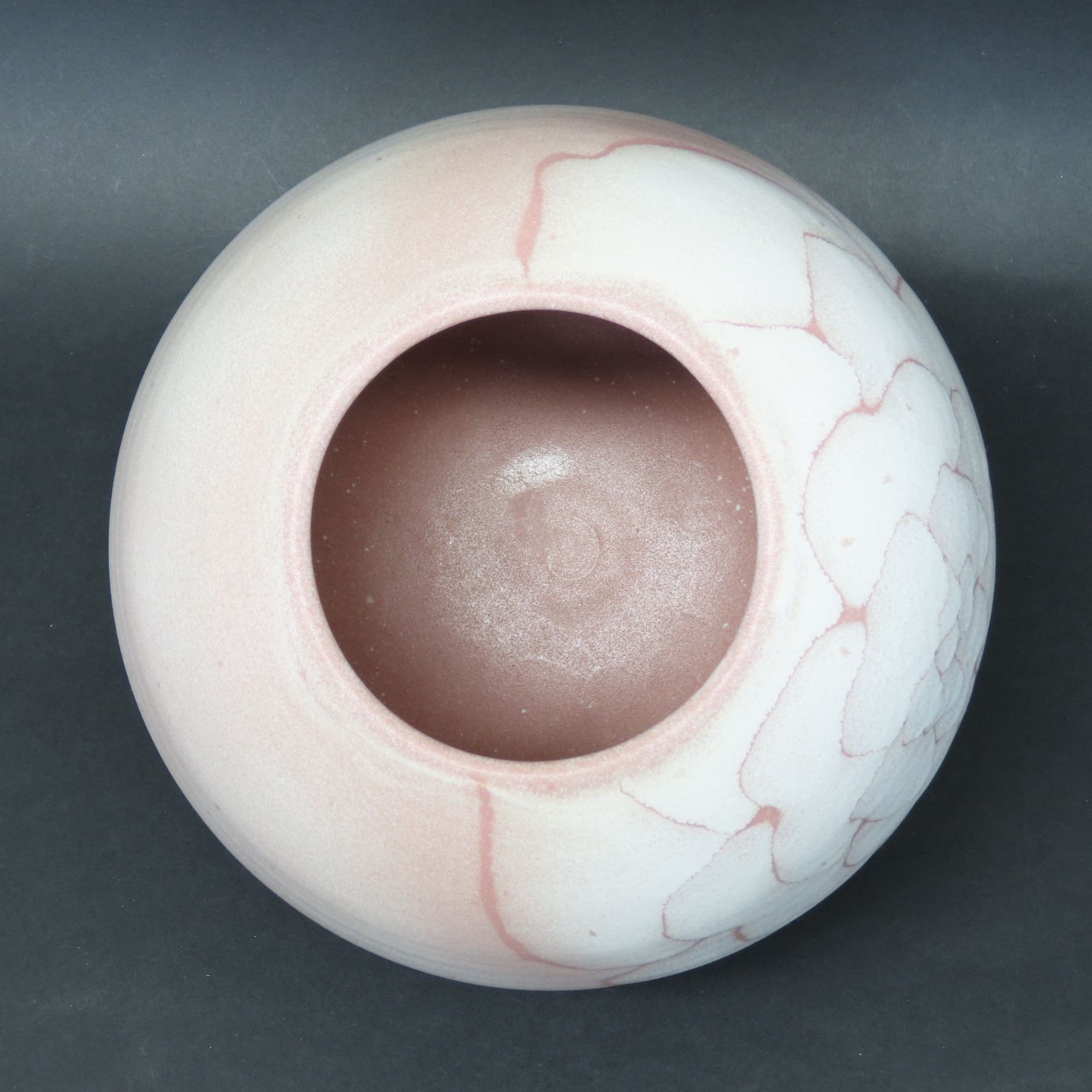 00s78 谷口正典 真作保証 京焼 有名作家 紅彩華 飾壺 高さ30cm 在銘 共