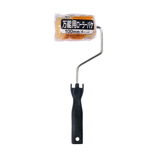 （まとめ買い）アサヒペン ペイントローラー 万能用ローラーバケ 100mm SR-4 【10個セット】