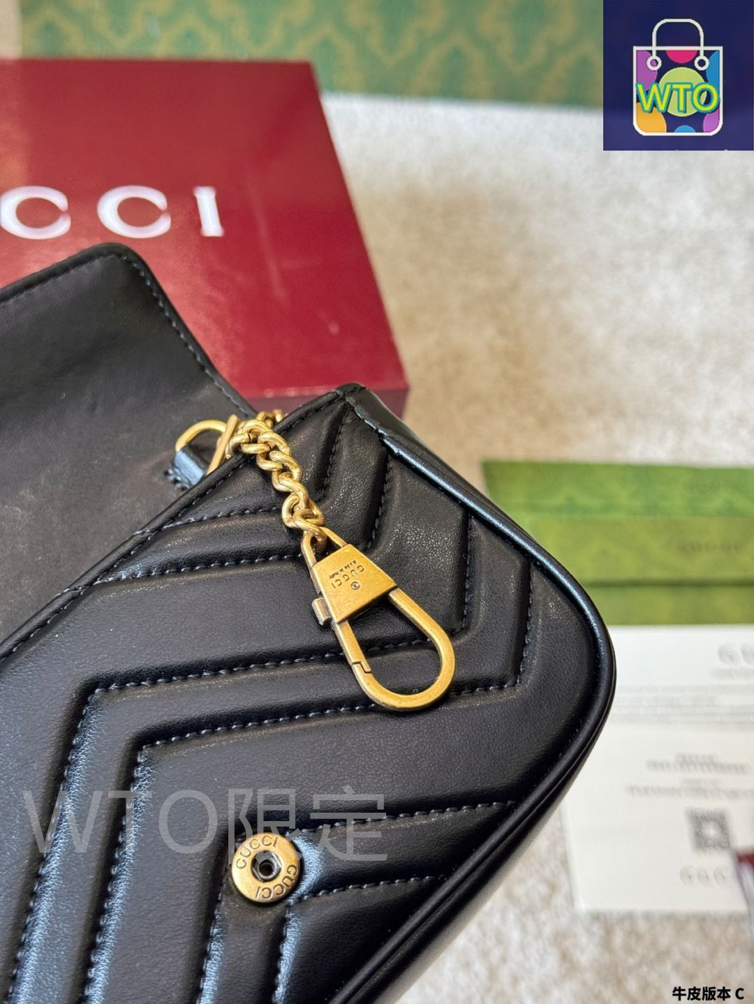 24時間限定【極美品】グッチ GGマーモント ショルダー　ボディバッグ　ハート 今日特価】Gucci GG Marmont Heart Embroidery Bag・グッチ GG