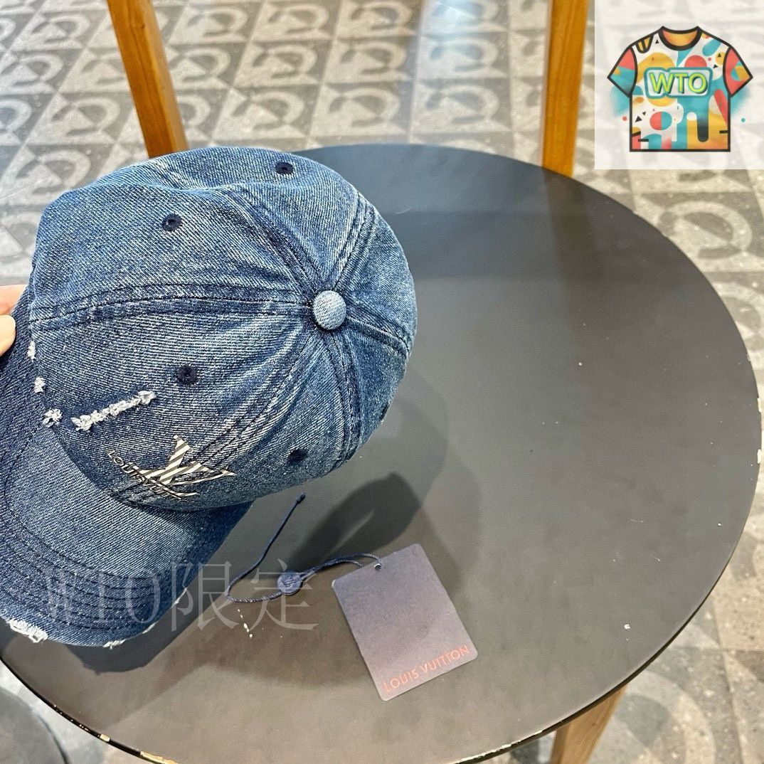 【ベースボールKIDS】 LOUIS VUITTON ルイヴィトン Louis Vuitton / LV（ルイ・ヴィトン）ベースボールキャップ-1
