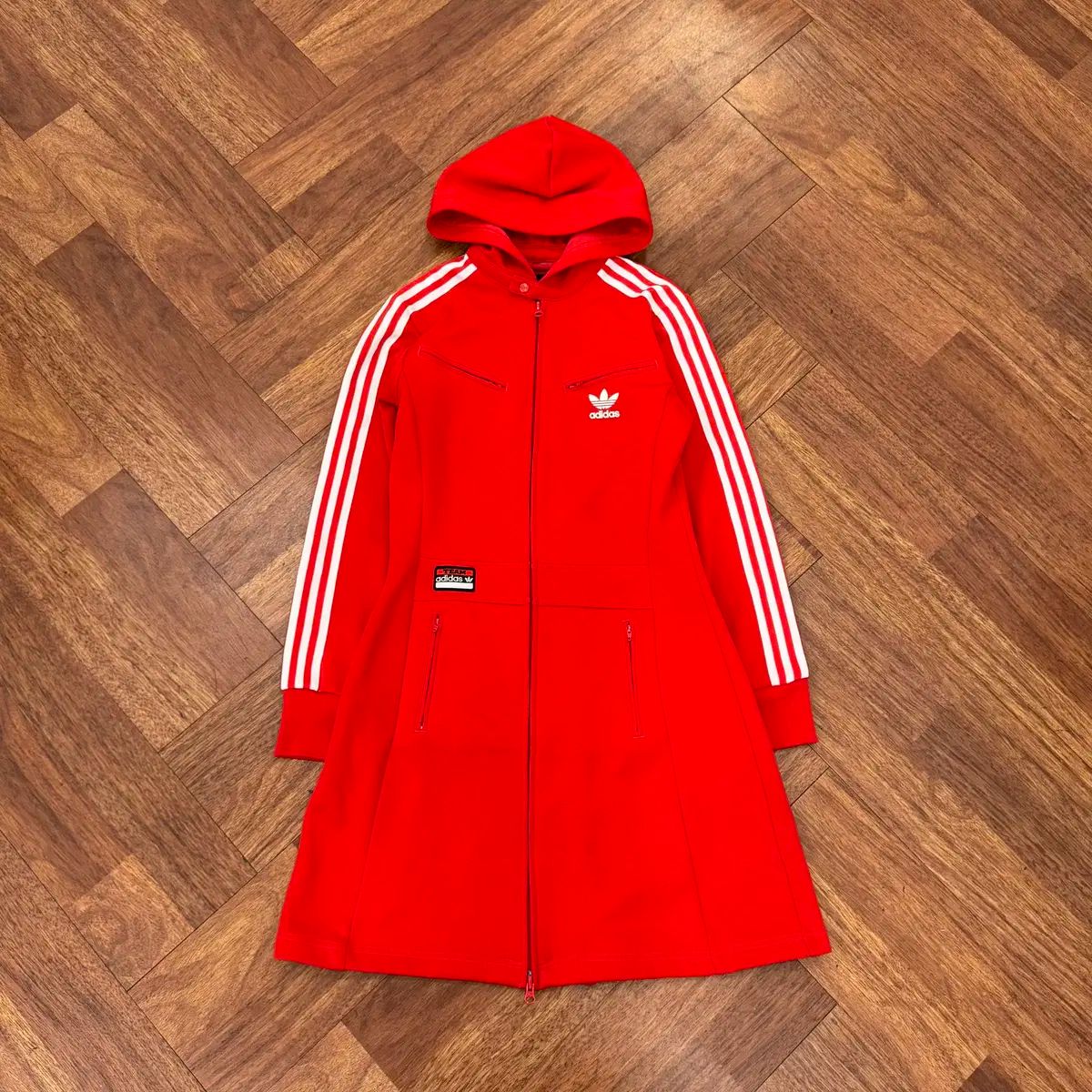レディース 90 adidas アディダス オリジナル トレーニング ジャージ フーディー ワンピース