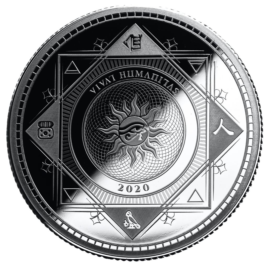 トケラウ 2020年 Vivat Humanitas 1オンス 銀貨 プルーフライク