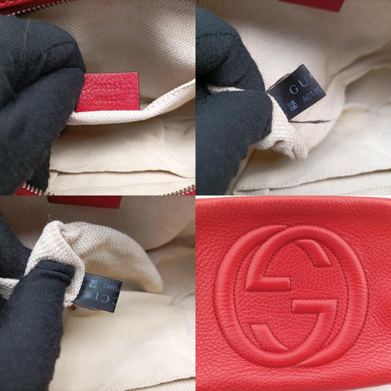 グッチGucciソーホーレッドレザー308364A018075943