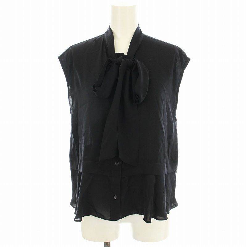 【美品】アルアバイル-allureville-ロングノースリーブブラウス アルアバイル allureville 24AW ノースリーブ シャツ 202420-13
