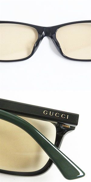 美品□GUCCI/グッチ GG0408OA スクエア型 カラーレンズ サングラス 