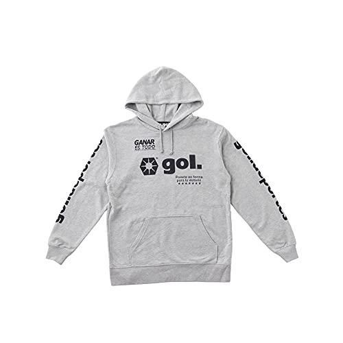 ゴル(gol.) フーディー スウェットパーカー 胸ロゴ G194-815 グレー XL 