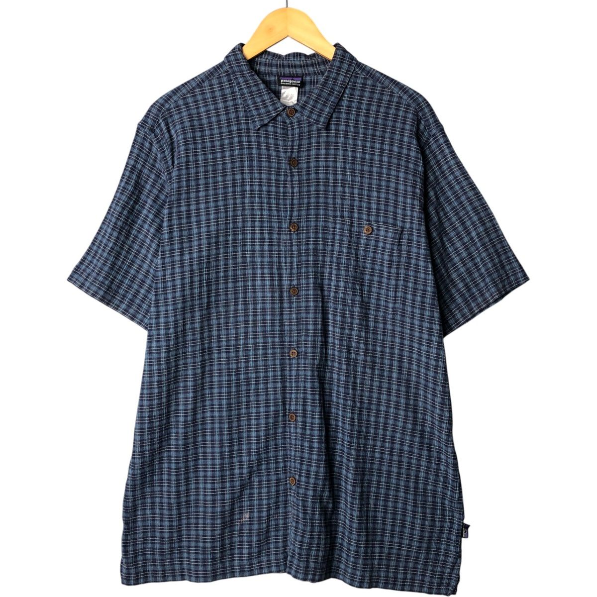 古着 パタゴニア Patagonia 52921SP14 楊柳クレープ 半袖 コットン