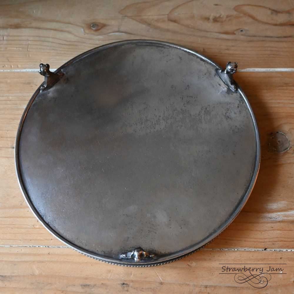 L3710-215 英国アンティーク シルバープレート キッチントレイ トレイ L3710-215 英国アンティーク シルバープレート キッチントレイ トレイ