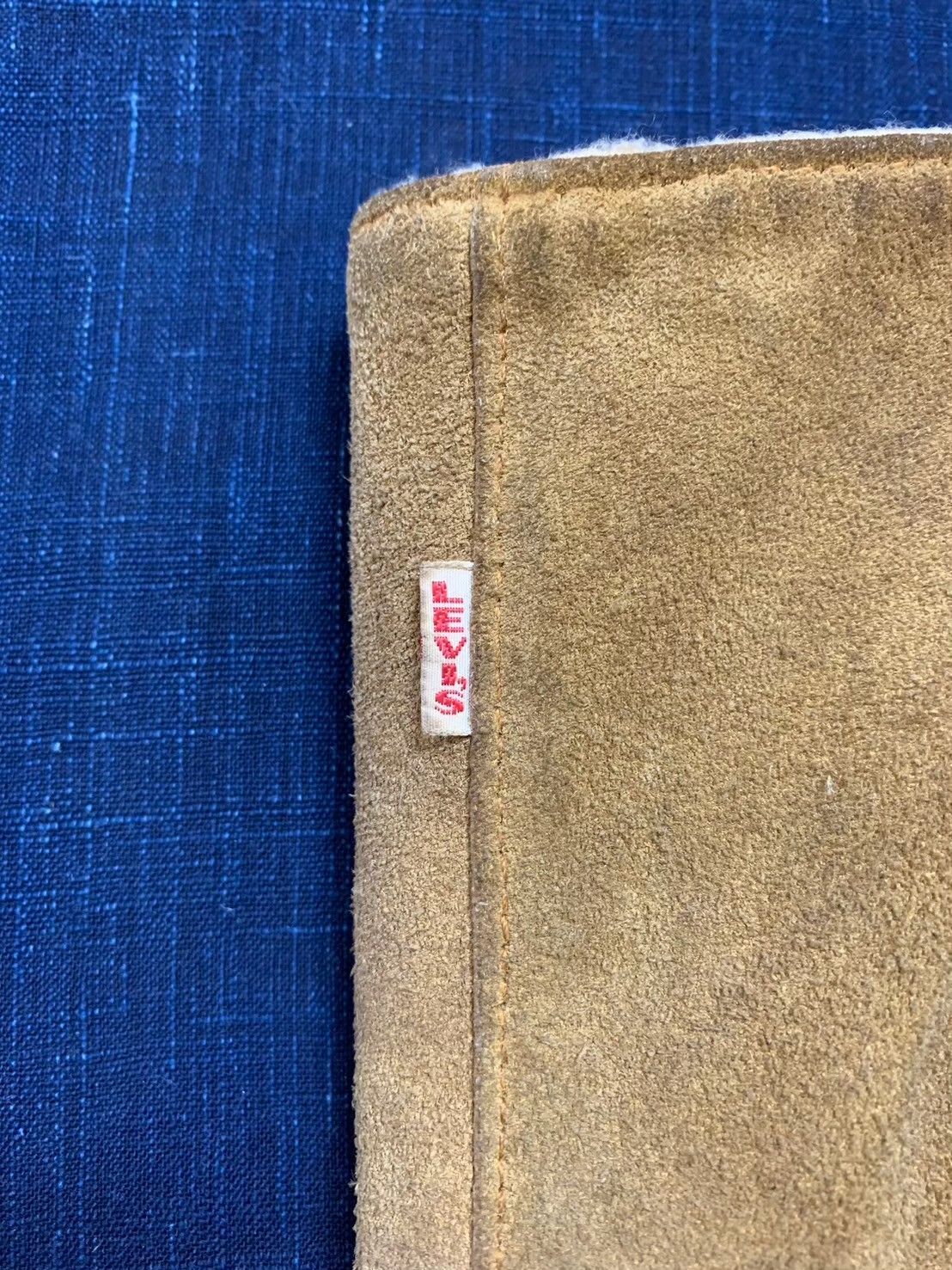 50s LEVIS スウェード レザー ボア ジャケット