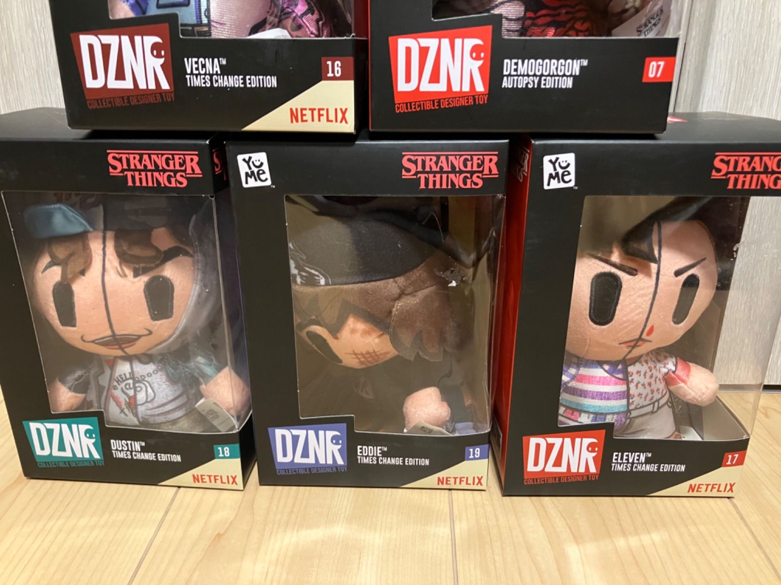 ストレンジャーシングス　Stranger ぬいぐるみ　5種セット　新品 ストレンジャーシングス Stranger ぬいぐるみ 5種セット 新品の